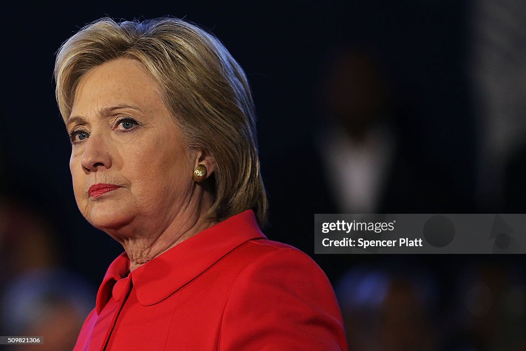 Hillary Clinton Holds "Corridor Of Opportunity" Town Hall In SC