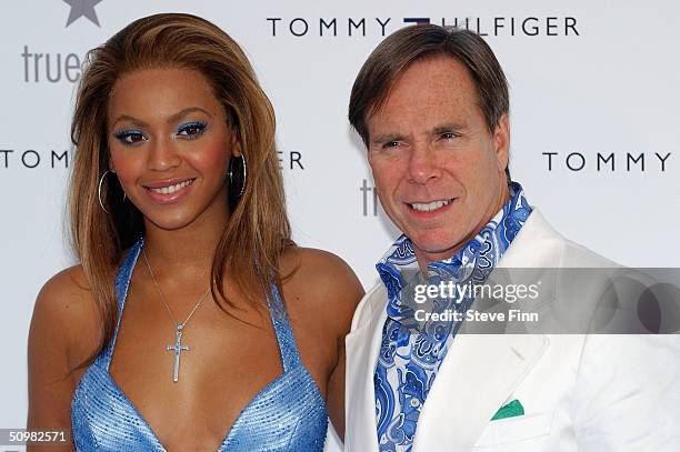 Beyonce Knowles and Tommy Hilfiger attend launch party to unveil the new Tommy Hilfiger women's fragrance inspired by the singer, at The Albion...