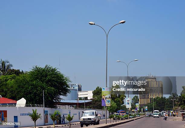 brazzaville, congo: ministério do planeamento - brazzaville imagens e fotografias de stock