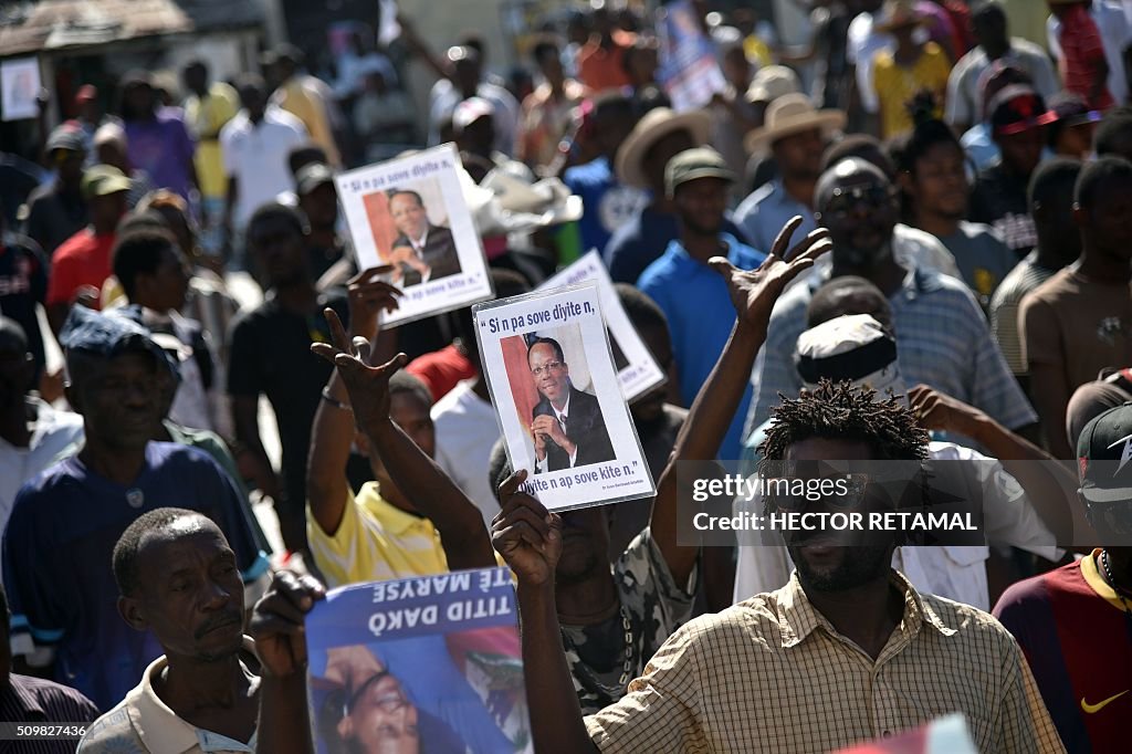 HAITI-POLITICA-ELECTIONS-PROTEST