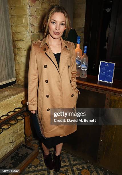 Perdita Weeks attends Harvey Weinstein's pre-BAFTA dinner in partnership with Burberry and GREY GOOSE at Little House Mayfair on February 12, 2016 in...