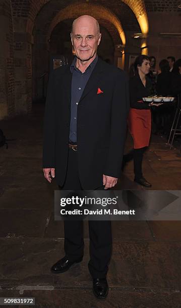 David Rintoul attends the press night after party of "Nell Gwynn" at The Crypt St Martins on February 12, 2016 in London, England.