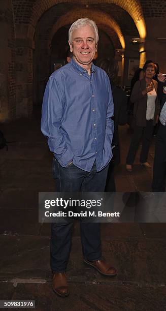 Michael Garner attends the press night after party of "Nell Gwynn" at The Crypt St Martins on February 12, 2016 in London, England.