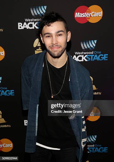 Singer Max Schneider attends the Westwood One Radio Remotes during The 58th GRAMMY Awards at Staples Center on February 12, 2016 in Los Angeles,...