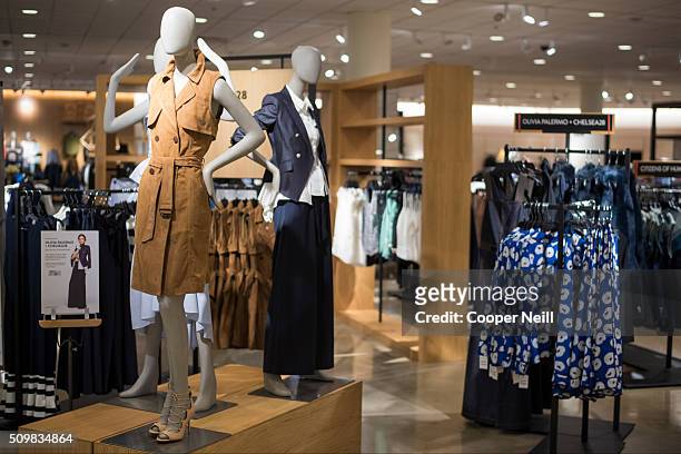 The new Olivia Palermo collection on display at Nordstrom Northpark on February 12, 2016 in Dallas, Texas.