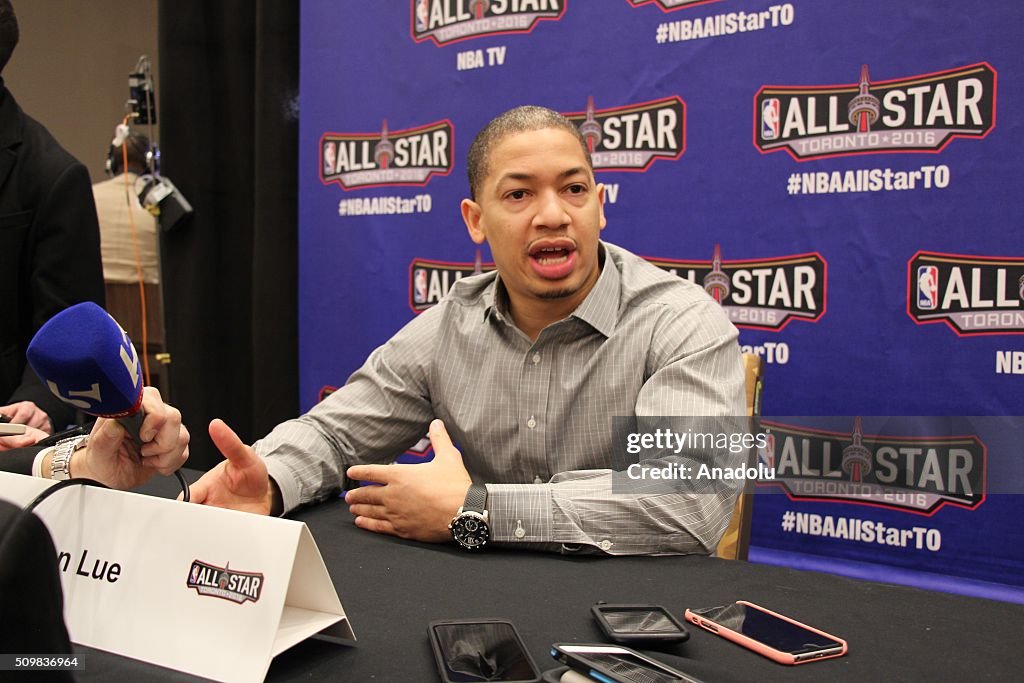 NBA All-Star media conference in Toronto