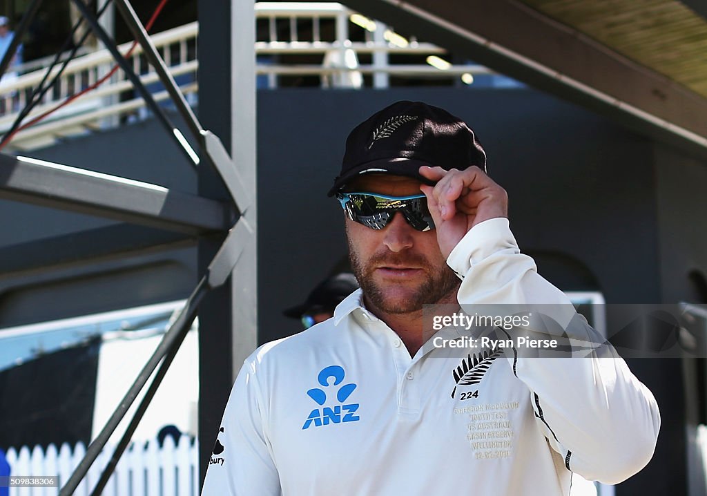 New Zealand v Australia - 1st Test: Day 2