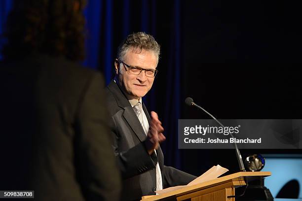 Winner Jules Limon attends the Technical GRAMMY Ceremony for The 58th GRAMMY Awards at The GRAMMY Museum on February 12, 2016 in Los Angeles,...