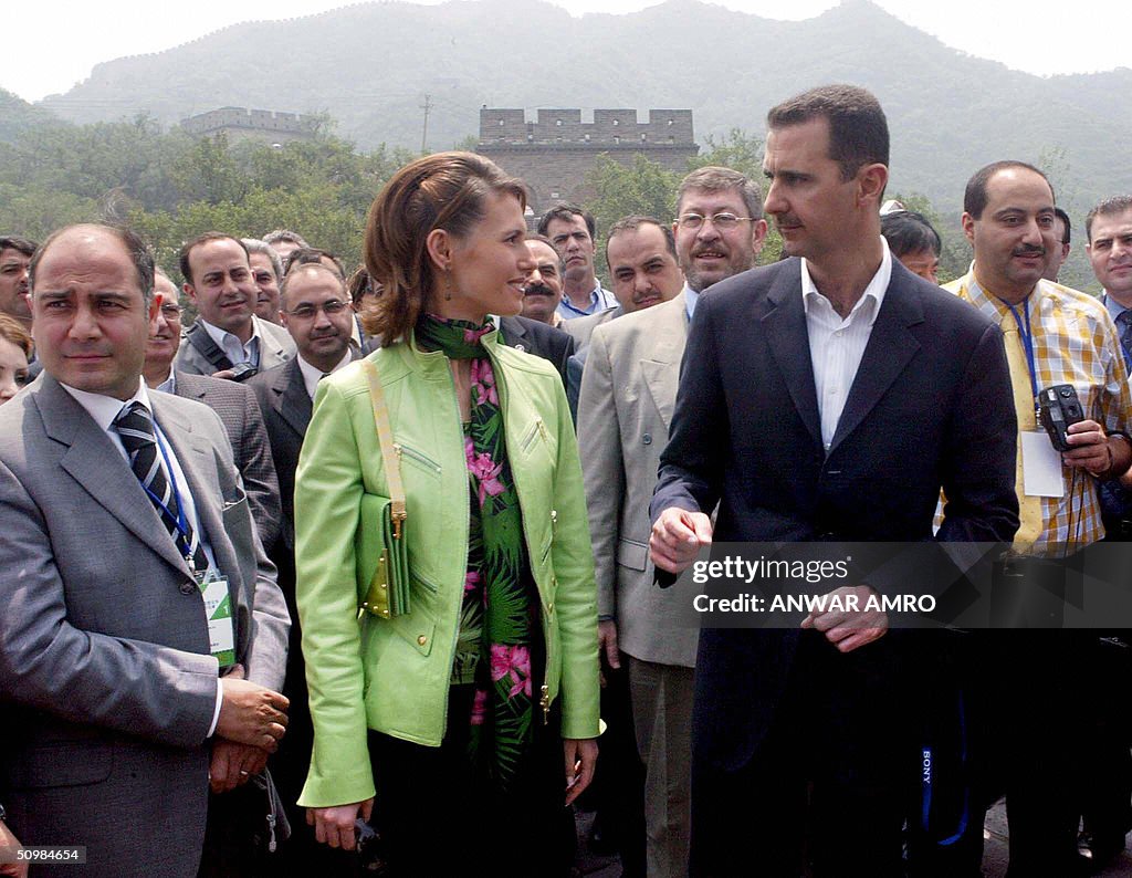 Visiting Syrian President Bashar al-Assa