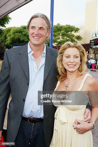 Director Nick Cassavetes and actress Heather Wahlquist pose at the premiere of New Lines' "The Notebook" on June 21, 2004 at the Village Theatre, in...