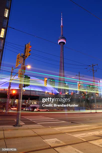 racing streetcar - toronto blue jays photo day stock pictures, royalty-free photos & images