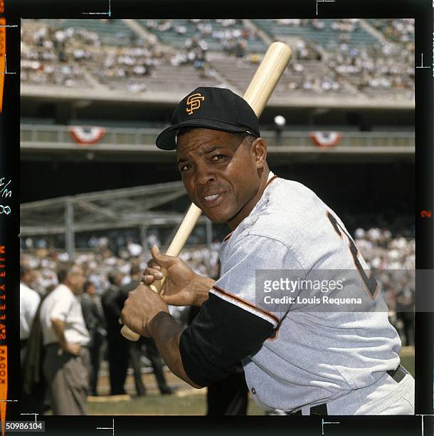 Willie Mays of the San Francisco Giants poses for a portrait circa 1962.
