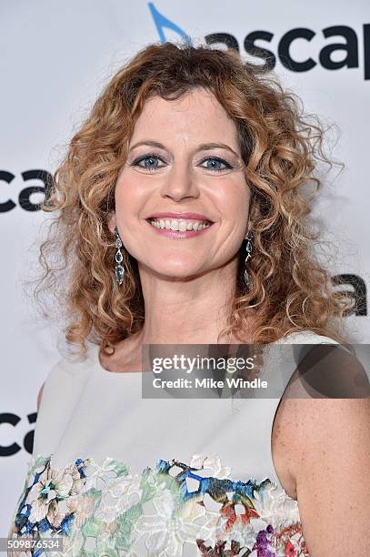 Host Laura Savini Webb attends the ASCAP Grammy Nominees Reception at SLS Hotel on February 12, 2016 in Beverly Hills, California.