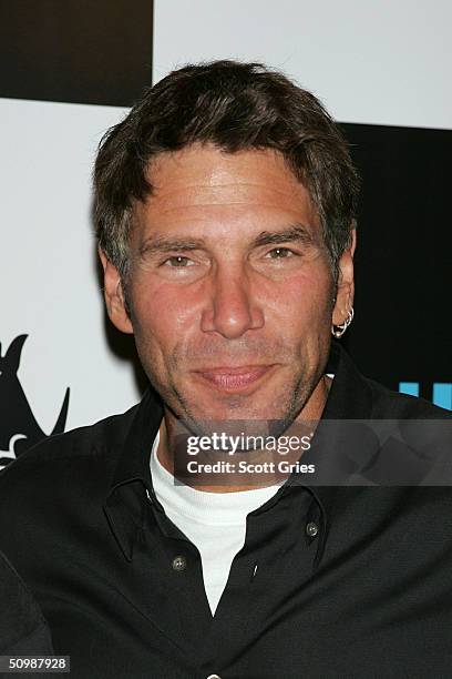 Original MTV VJ Mark Goodman arrives at the SIRIUS Satellite Radio 80's Party to welcome new on-air personnel on June 22, 2004 at Ruby Falls, in New...