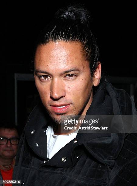 Ryan Marciano attends the Francesca Liberatore Fall 2016 fashion show during New York Fashion Week: The Shows at The Dock, Skylight at Moynihan...