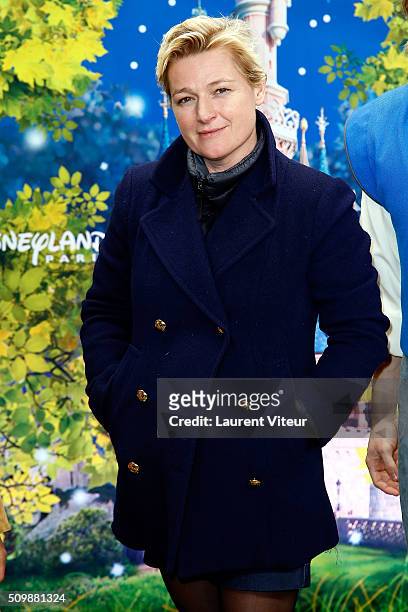 Anne Elisabeth Lemoine attends 'La Foret de L'Enchantement' Musical Show Premiere at Disneyland Paris on February 12, 2016 in Paris, France.