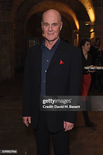 David Rintoul attends the press night after party of "Nell Gwynn" at The Crypt St Martins on February 12, 2016 in London, England.