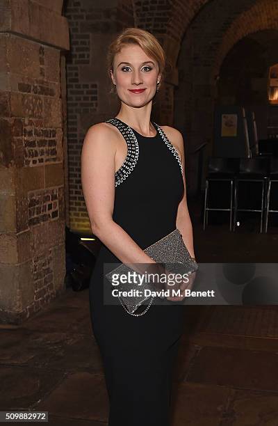 Jessica Swale attends the press night after party of "Nell Gwynn" at The Crypt St Martins on February 12, 2016 in London, England.
