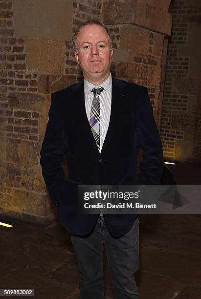 Christopher Luscombe attends the press night after party of "Nell Gwynn" at The Crypt St Martins on February 12, 2016 in London, England.