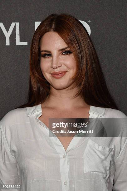 Recording artist Lana Del Rey attends 2016 Billboard Power 100 Celebration at Bouchon Beverly Hills on February 12, 2016 in Beverly Hills, California.