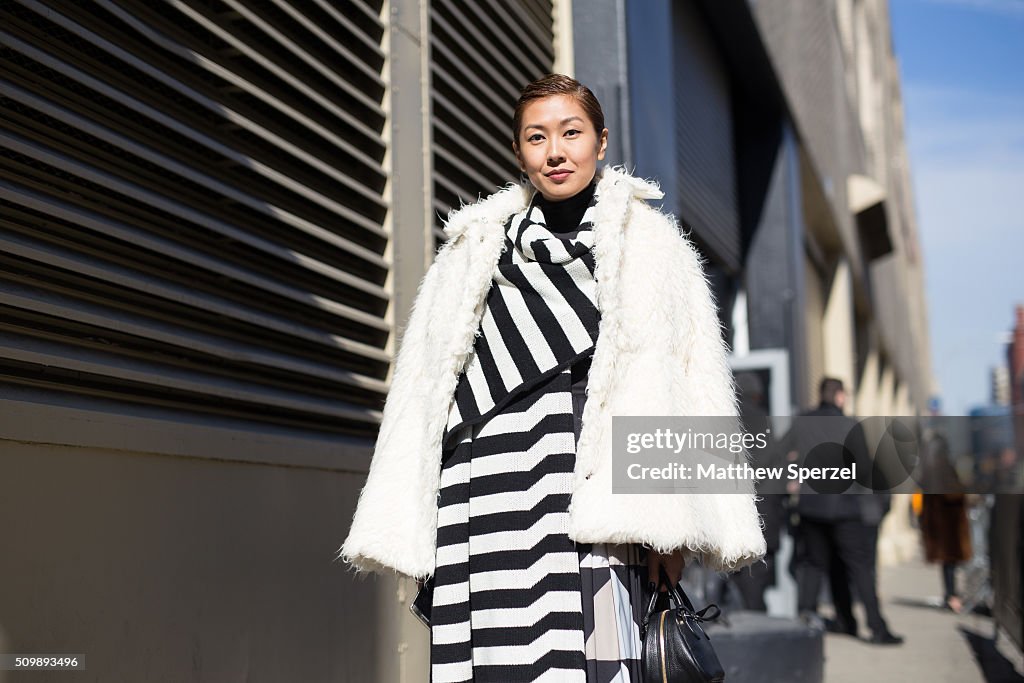Street Style - Day 2 - New York Fashion Week: Women's Fall/Winter 2016