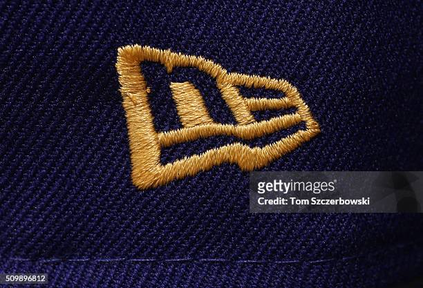 Los Angeles Lakers emblem on New Era cap is seen in a store in News  Photo - Getty Images
