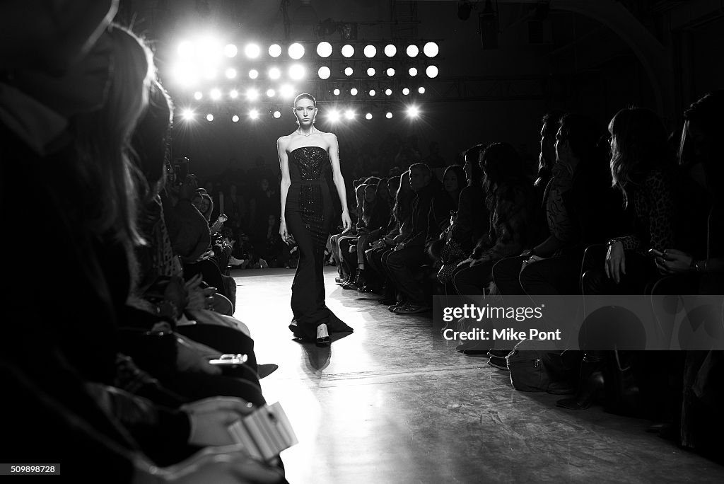 Pamella Roland - Front Row & Backstage - Fall 2016 New York Fashion Week