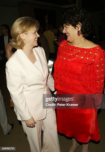 People Magazine Managing Editor Martha Nelson and President of New York Women of Film and Television Linda Kahn attend the New York Women of Film and...