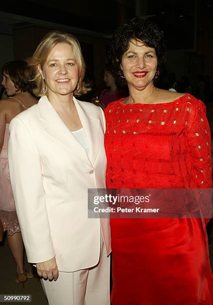 People Magazine Managing Editor Martha Nelson and President of New York Women of Film and Television Linda Kahn attend the New York Women of Film and...