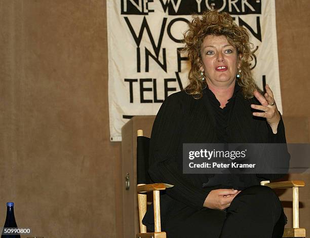 Make Up Artist Naomi Donne attends the New York Women of Film and Television 5th Annual Designing Hollywood Gala June 23, 2004 in New York City.