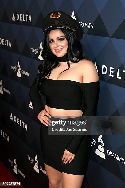 Actress Ariel Winter attends Delta Air Lines Toasts GRAMMY Weekend with "Sites and Sounds," A Private Performance and Interactive Evening with GRAMMY...