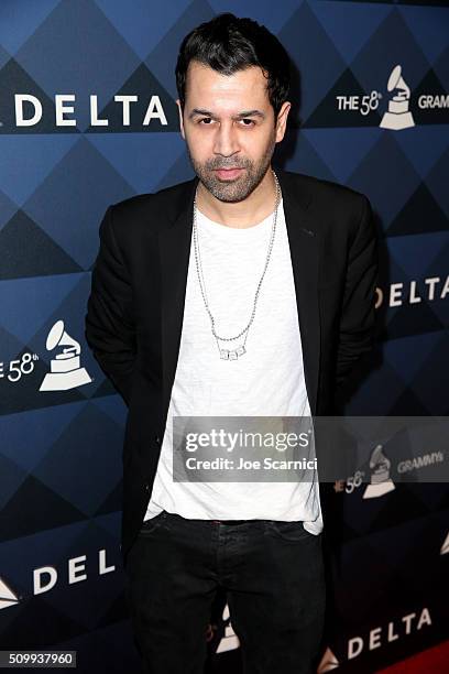 Jus Ske attends Delta Air Lines Toasts GRAMMY Weekend with "Sites and Sounds," A Private Performance and Interactive Evening with GRAMMY Nominated...