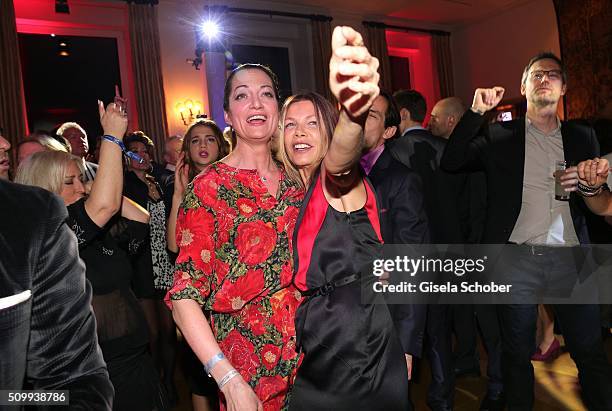 Natalia Woerner and Ursula Karven during the Bunte and BMW Festival Night 2016 during the 66th Berlinale International Film Festival Berlin on...