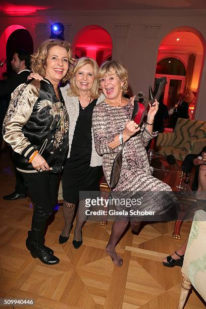 Michaela May, Sabine Postel and Jutta Speidel during the Bunte and BMW Festival Night 2016 during the 66th Berlinale International Film Festival...