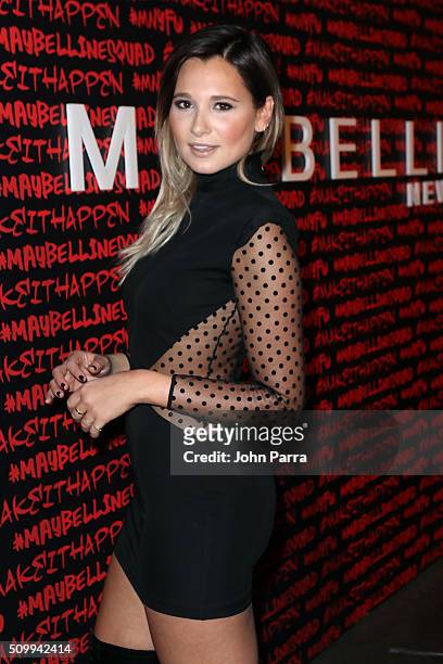 Danielle Bernstein attends Maybelline New York celebrates fashion week at Dream Downtown Hotel on February 12, 2016 in New York City.