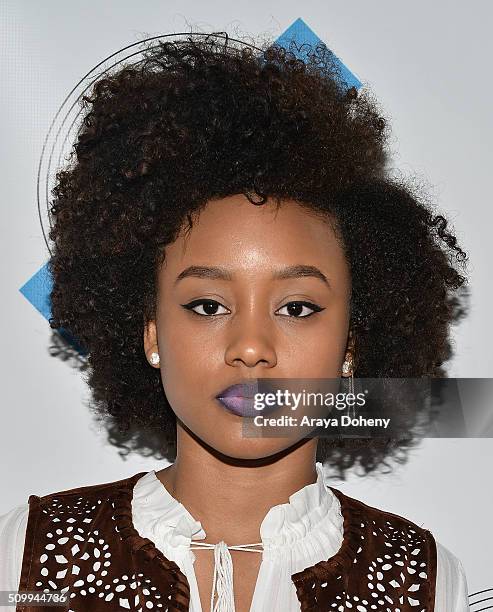 Katlyn Nichol attends the Reservoir 2016 Grammy Week Cocktail Party at Sunset Marquis Hotel & Villas on February 12, 2016 in West Hollywood,...