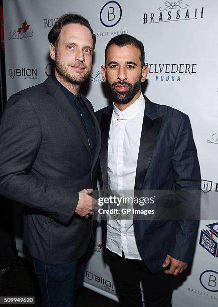 Of GuardLab Aidan Butler and Toronto Blue Jay player Jose Bautista attend the Jose Bautista All-Star Weekend kick-off party with special guest set by...