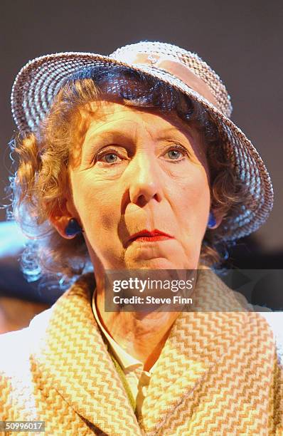 Marcia Warren attends the photocall for Imogen Stubbs' new play "We Happy Few", ahead of the June 29 West End premiere, at the Gielgud Theatre,...