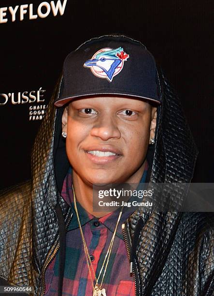 Dallas Mavericks Player Charlie Villanueva attends Bounce Sporting Club Presents The VIP Lounge At MAXIM's All Star Party on February 12, 2016 in...