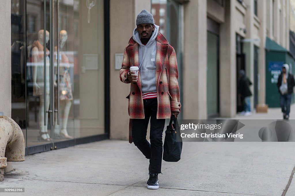 Street Style - Day 1 - New York Fashion Week: Women's Fall/Winter 2016