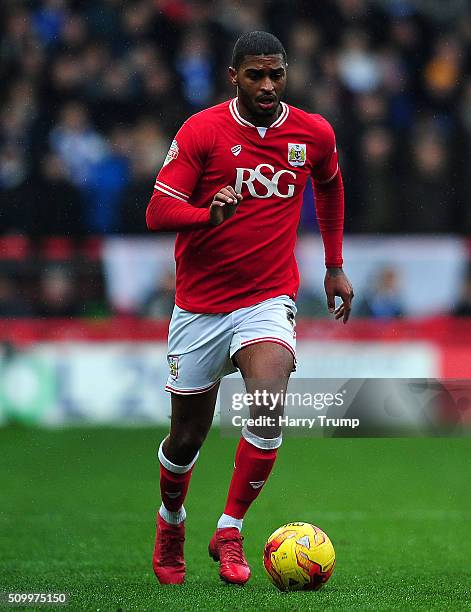 Mark Little of Bristol City during the Sky Bet Championship match between Bristol City and Ipswich Town at Ashton Gate on February 13, 2016 in...