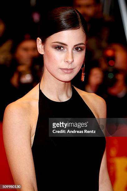 Lena Meyer-Landrut attends the 'Things to Come' premiere during the 66th Berlinale International Film Festival Berlin at Berlinale Palace on February...