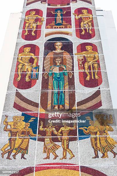 Mosaic facade