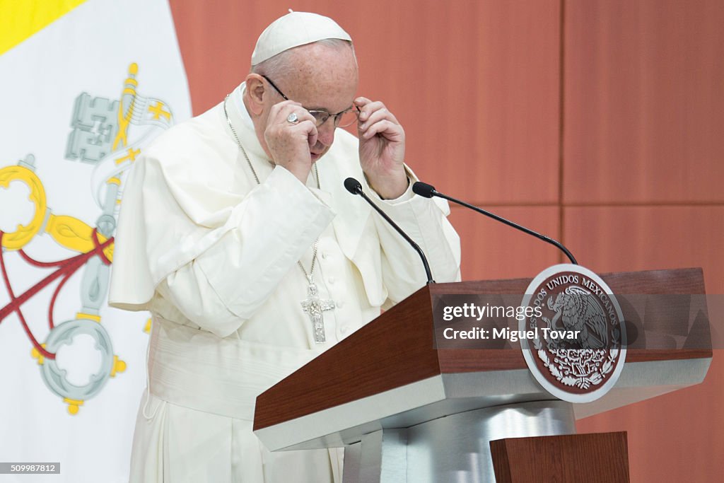 Pope Francis Visits Mexico - Day 1