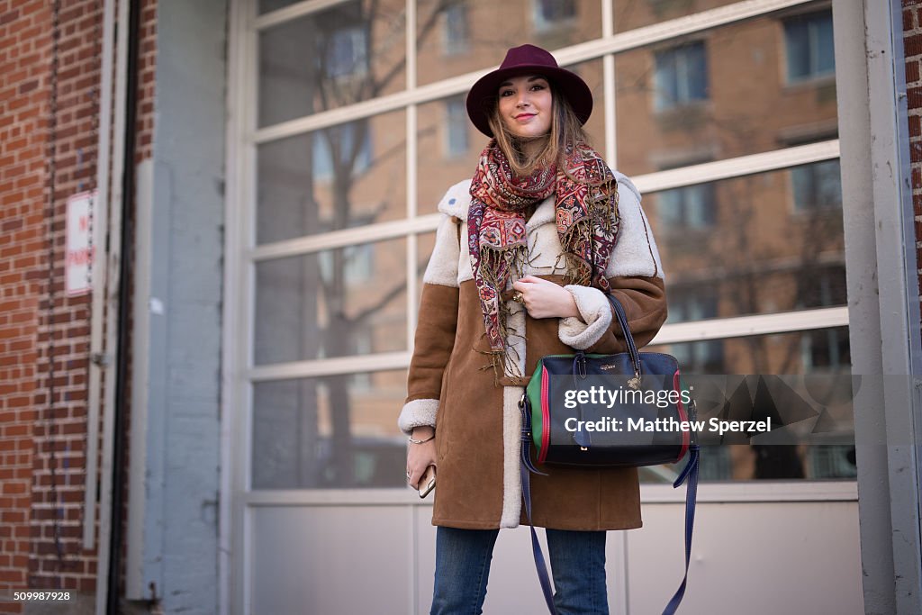 Street Style - Day 3 - New York Fashion Week: Women's Fall/Winter 2016