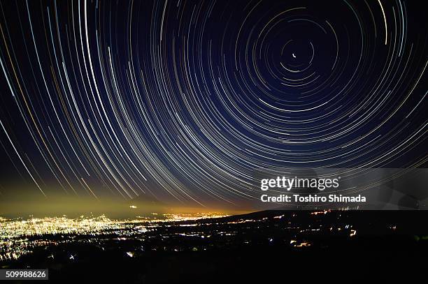 long exposure stars - long exposure stars stock pictures, royalty-free photos & images