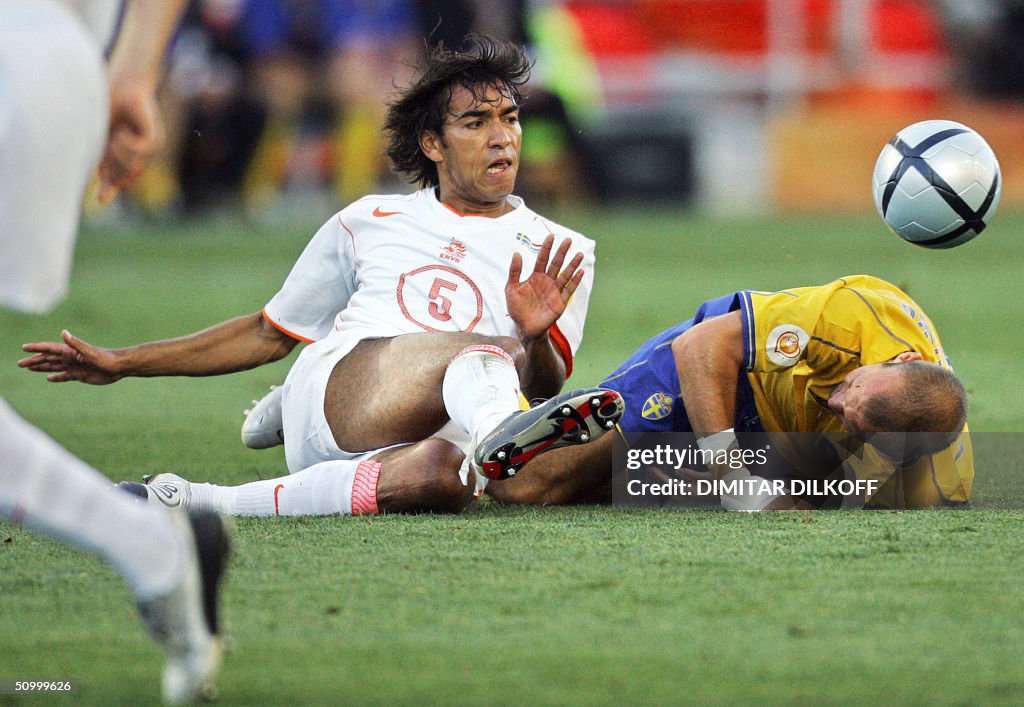 Dutch defender Giovanni Van Bronckhorst