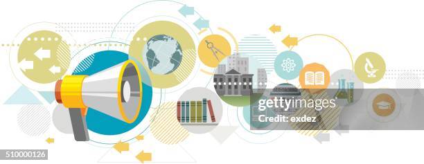 education promotion - candidate stock illustrations