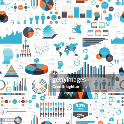 Infographic Examples Background Infographic Background Seamless High-Res Vector Graphic - Getty Images