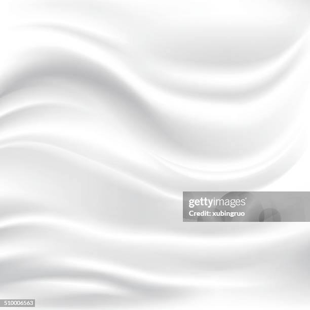 stockillustraties, clipart, cartoons en iconen met white silk abstract vector texture - zijde